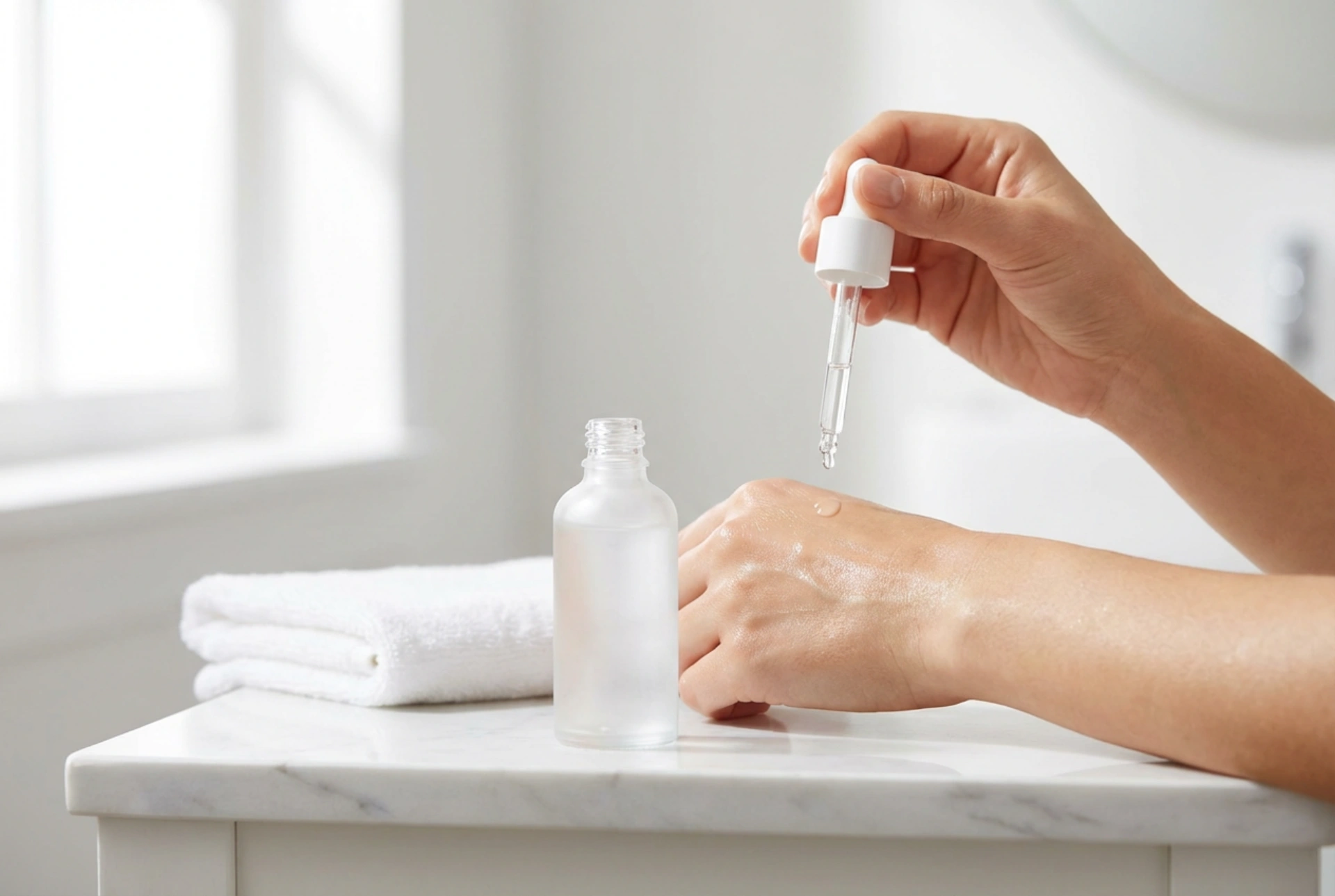 Voimakkaasti kosteuttava seerumi: milloin levittää, kuinka monta tippaa ja oikea järjestys