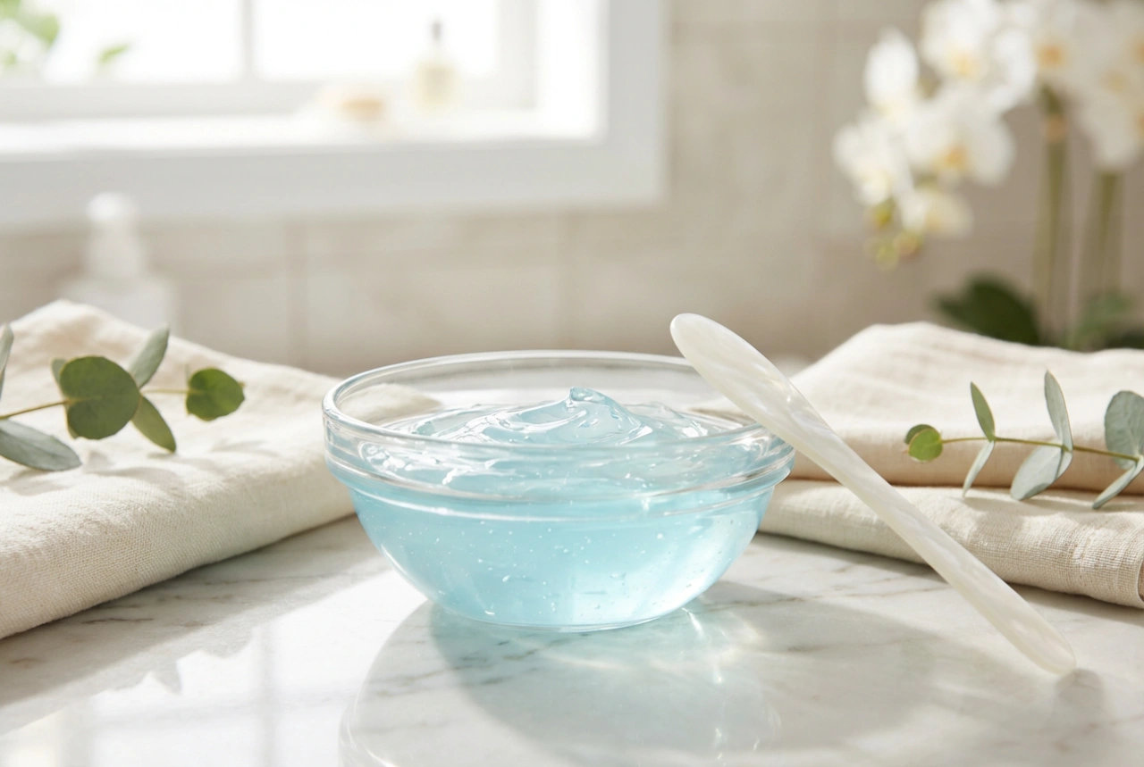 Kasvojen geelinaamio: viilentävä vaikutus, levitys ja poistaminen