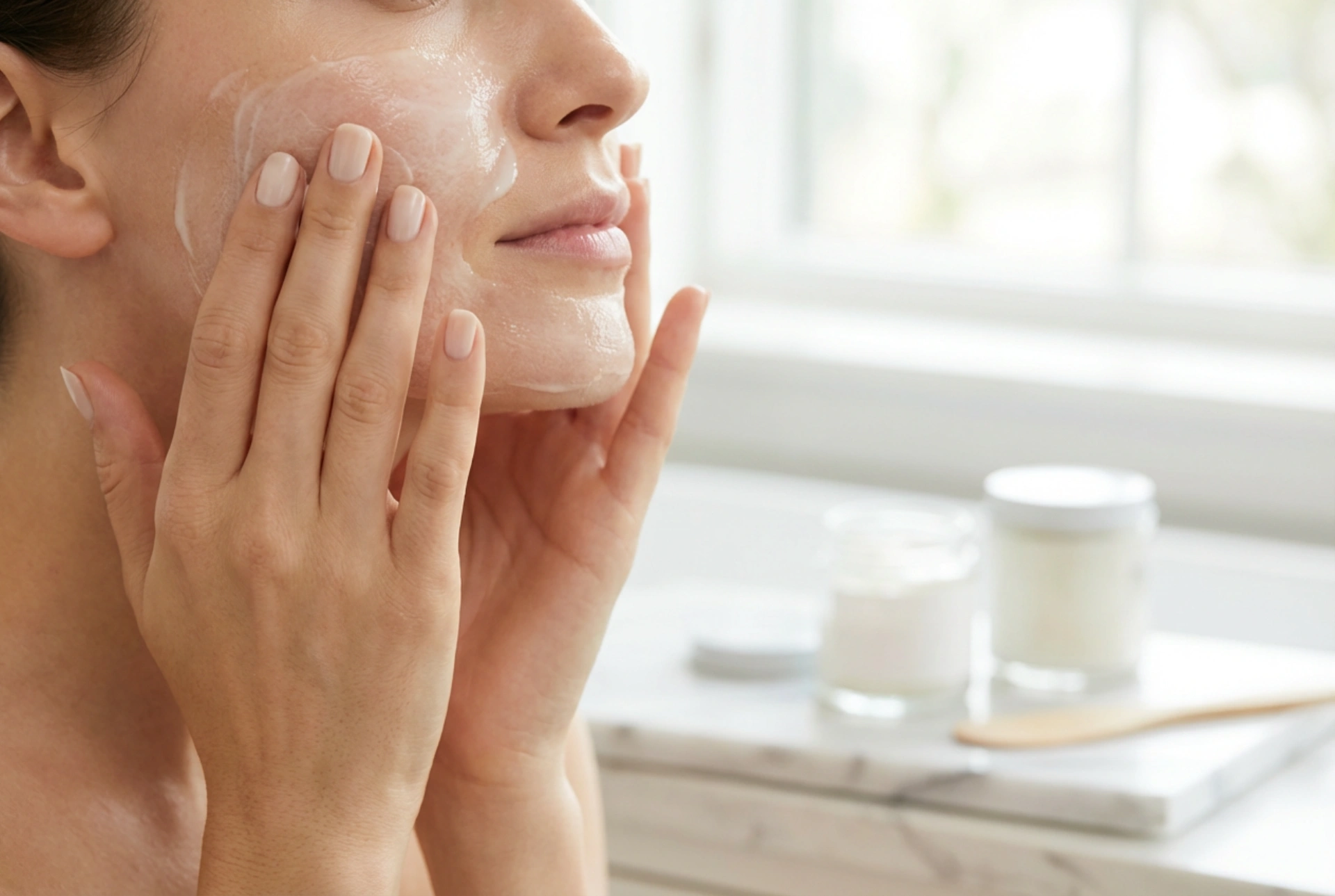 Kosteuttava kasvonaamio: tehokas levitys ja käyttötiheys