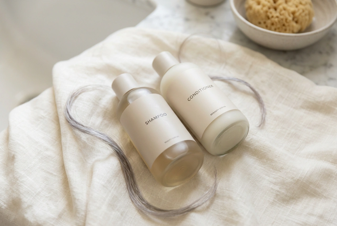 Hienovarainen peittävyys: shampoo harmaantumista vastaan ja harmaantuvien hiusten hoito
