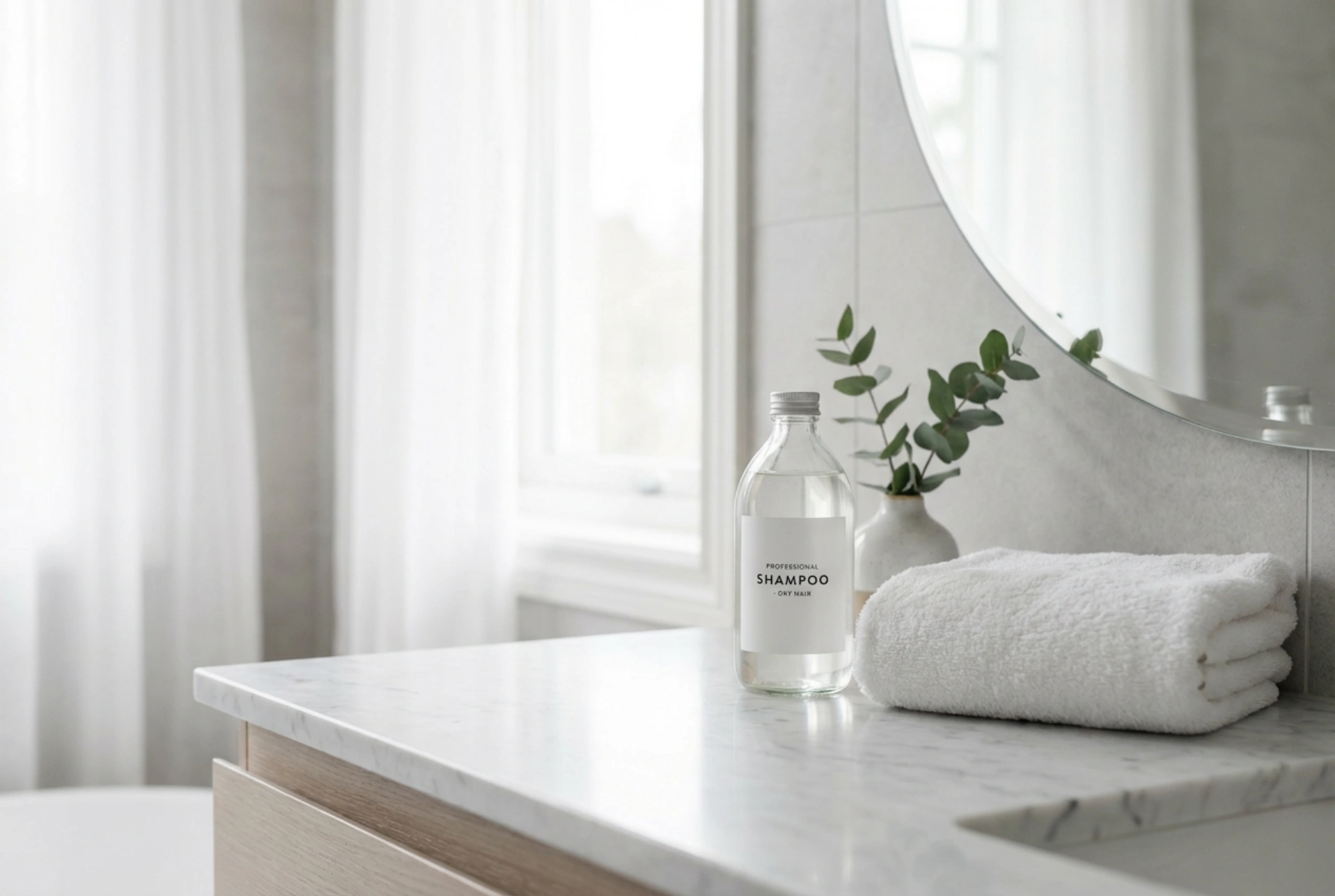 Kuivien hiusten salonkihoito kotona: ammattimainen shampoo osana arkirutiinia