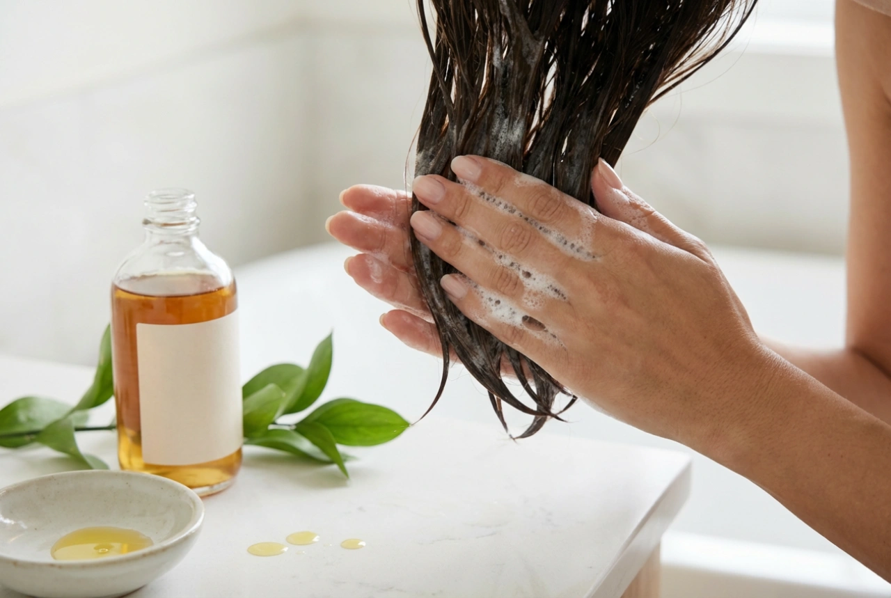 Vahvistava shampoo: mitkä ainesosat auttavat ja miten hiukset pestään oikein