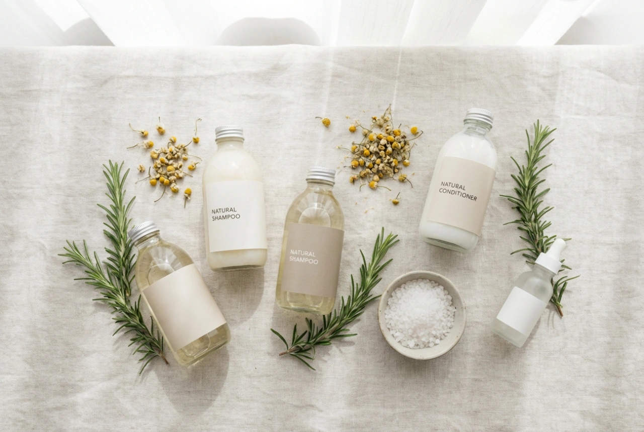 Luonnonshampoo 'ilman kemikaaleja': ainesosien valinta ja tehokas pesu