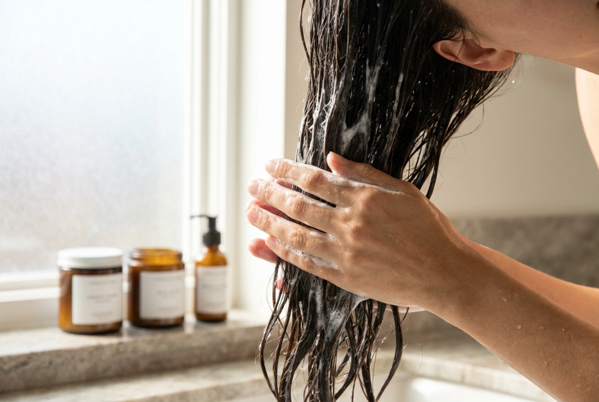 Rauhoittava shampoo: herkkä hiuspohja ilman ärsytystä pesun aikana