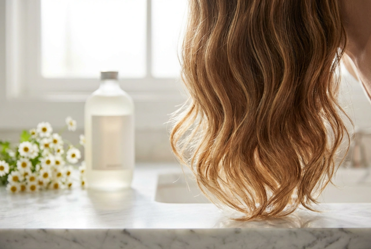 Kamomillashampoo hiusten vaalennukseen: hienovaraiset tulokset ja käyttö