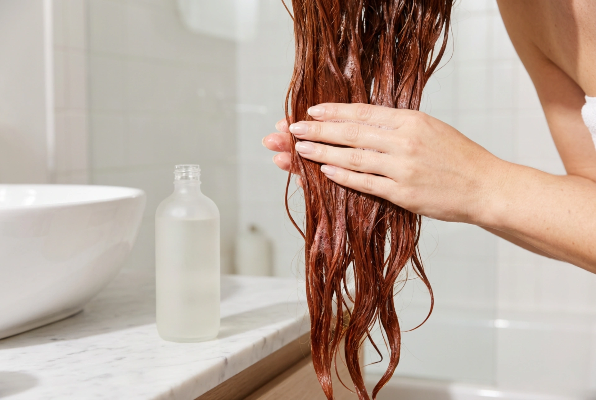 Punainen shampoo punertavien sävyjen virkistämiseen: miten ja kuinka usein käyttää
