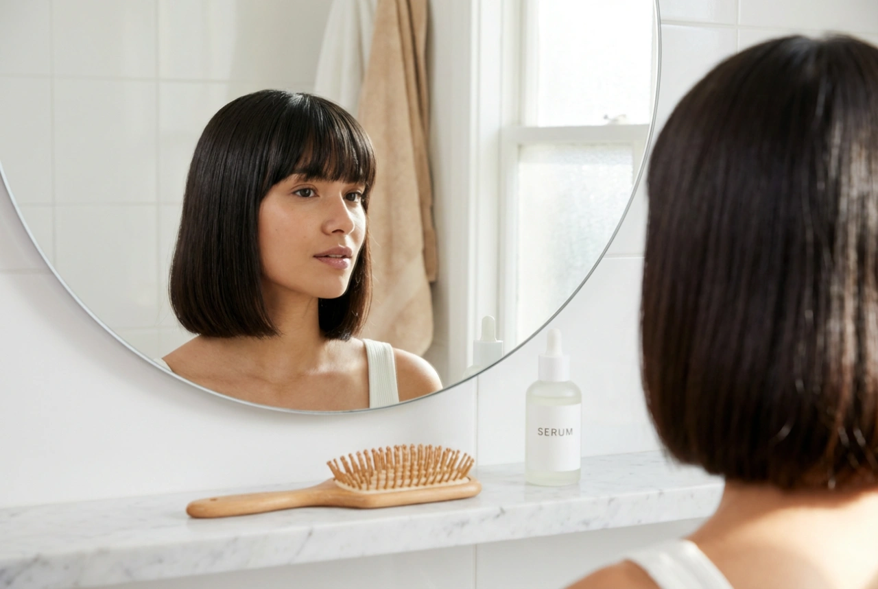 Lyhyt polkkatukka ja otsatukka: kuinka kuivata, muotoilla ja välttää pörröisyyttä