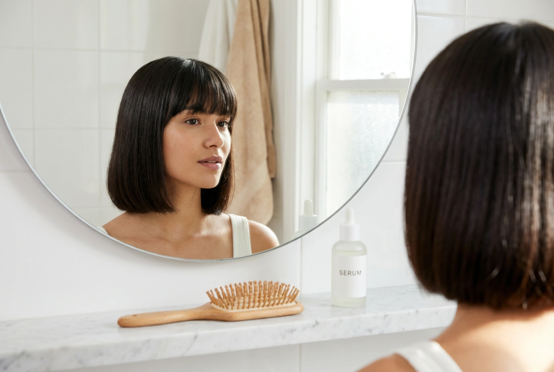 Lyhyt polkkatukka ja otsatukka: kuinka kuivata, muotoilla ja välttää pörröisyyttä