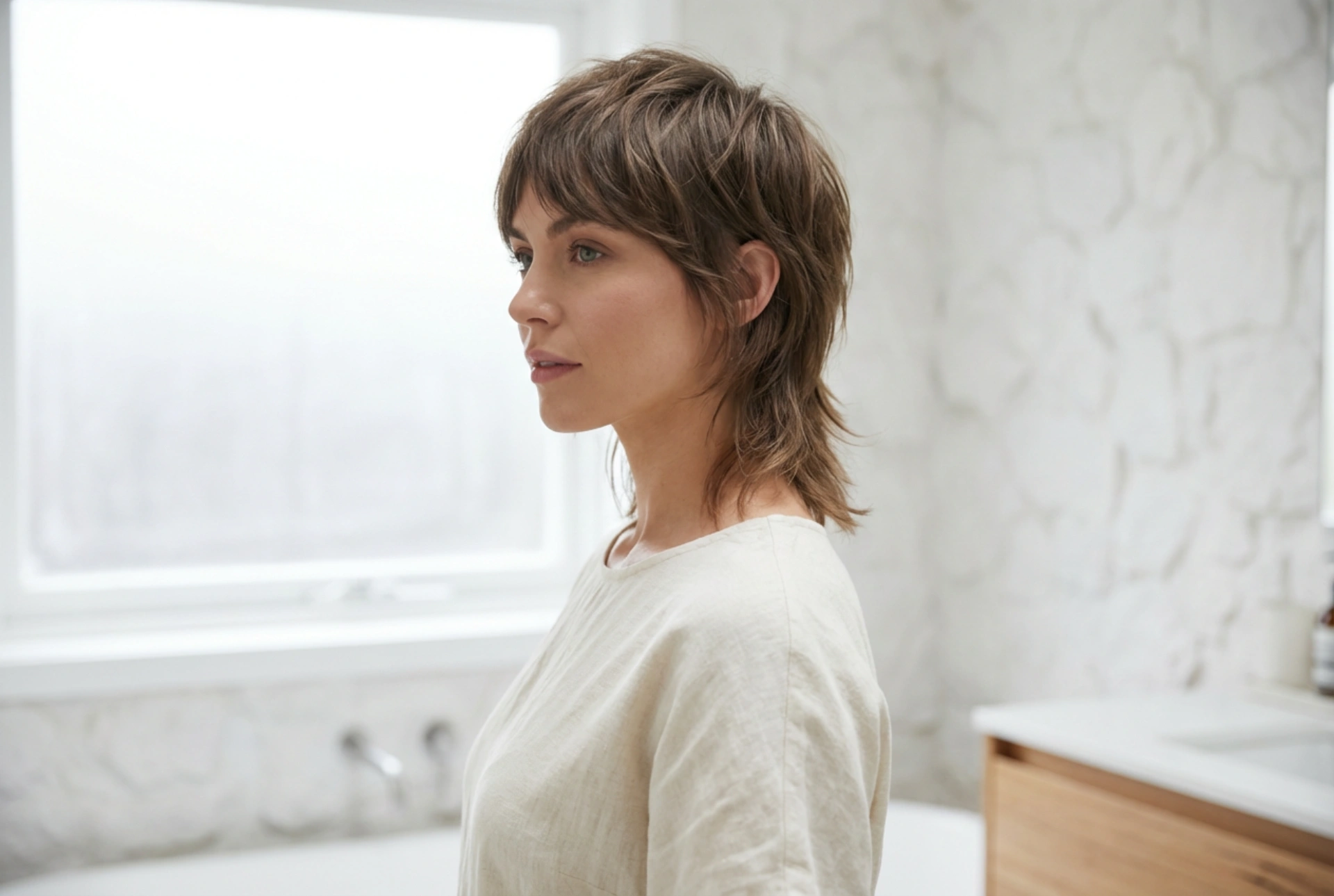 Mullet-kampaus modernilla otteella: muotoilu, rakenne ja kiinnitys