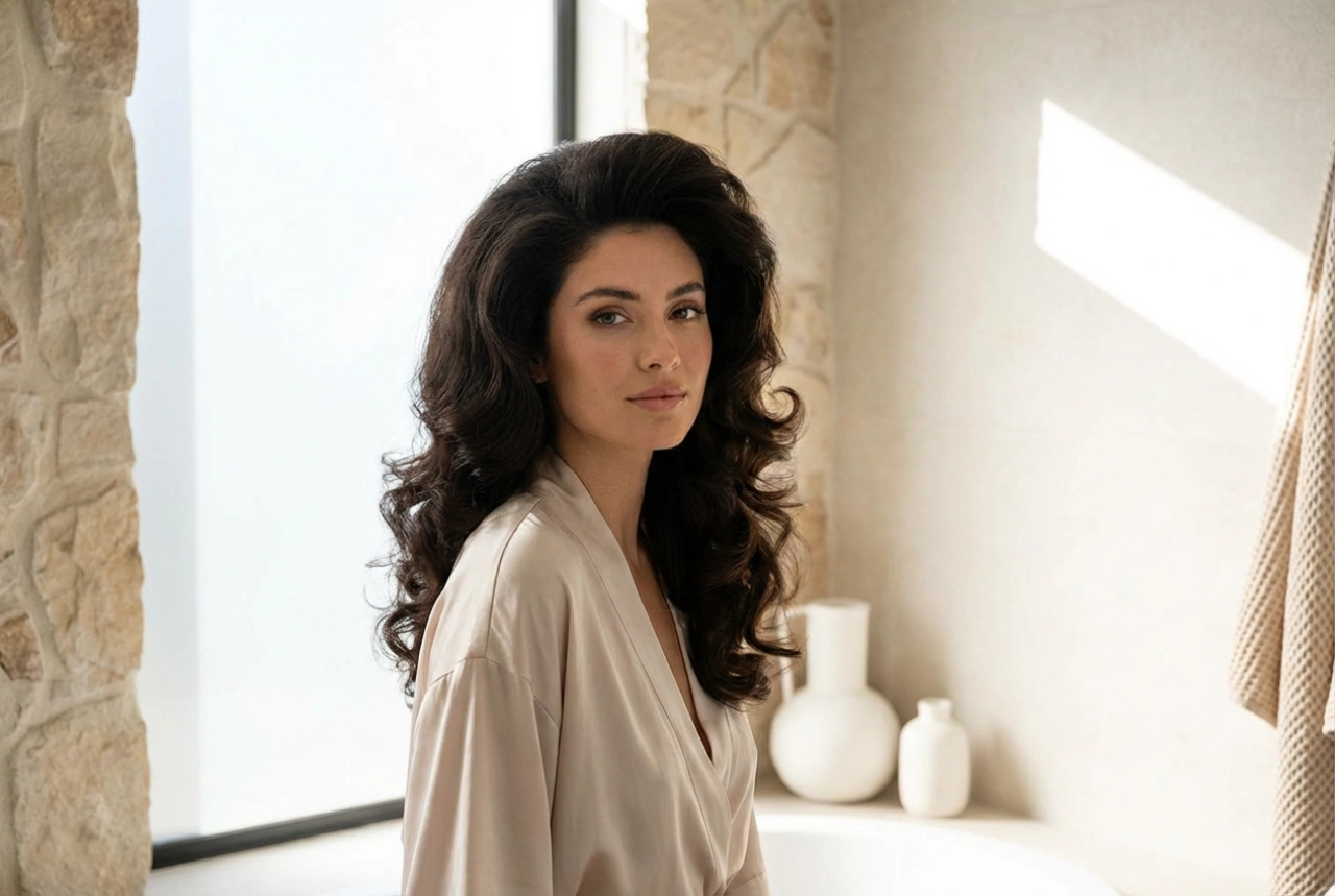 80-luvun kampaukset pitkille hiuksille: runsas volyymi, kiharat ja tupeeraus