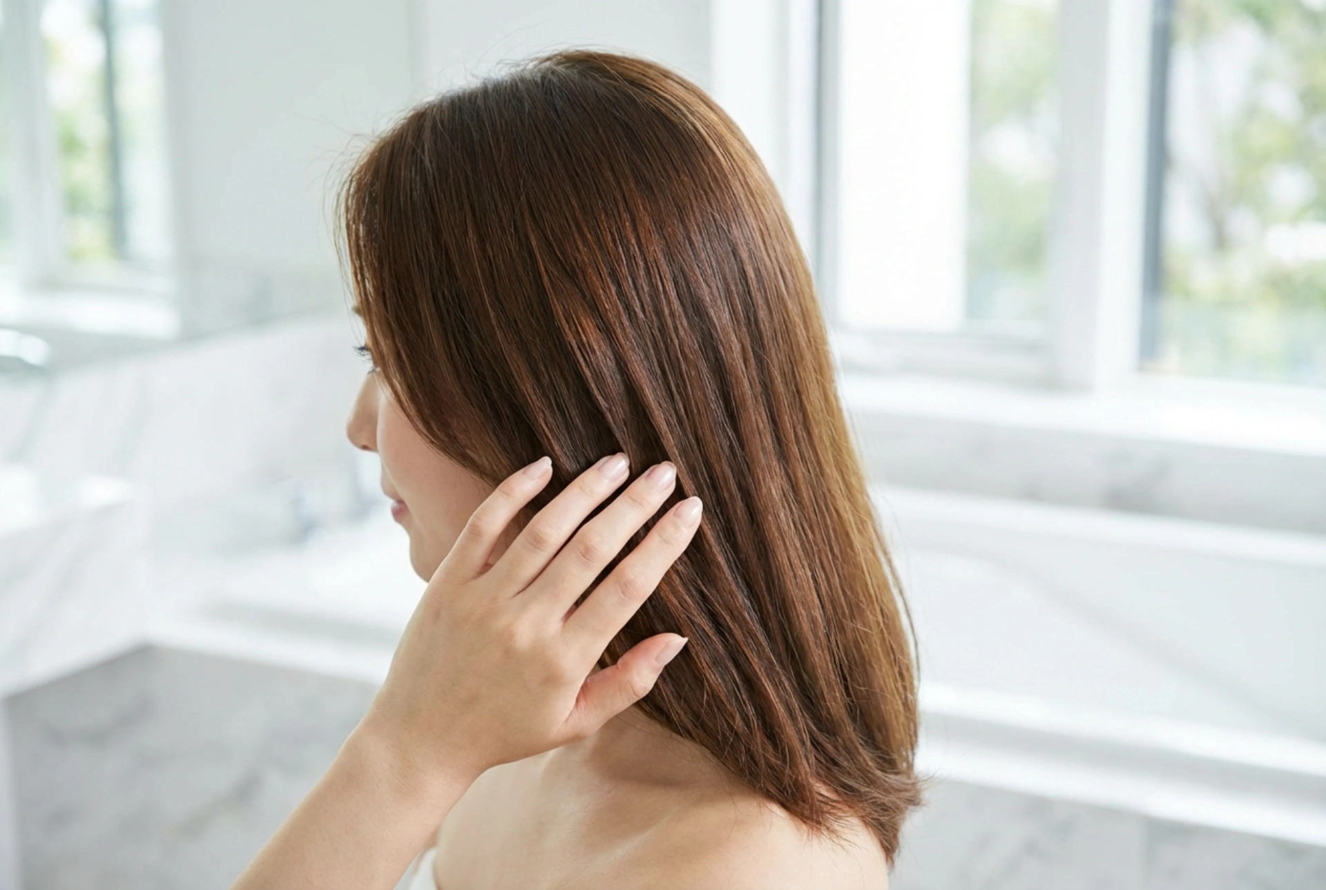 Ohuet olkapäämittaiset hiukset: kampaukset, leikkaukset, nutturat ja laineet askel askeleelta