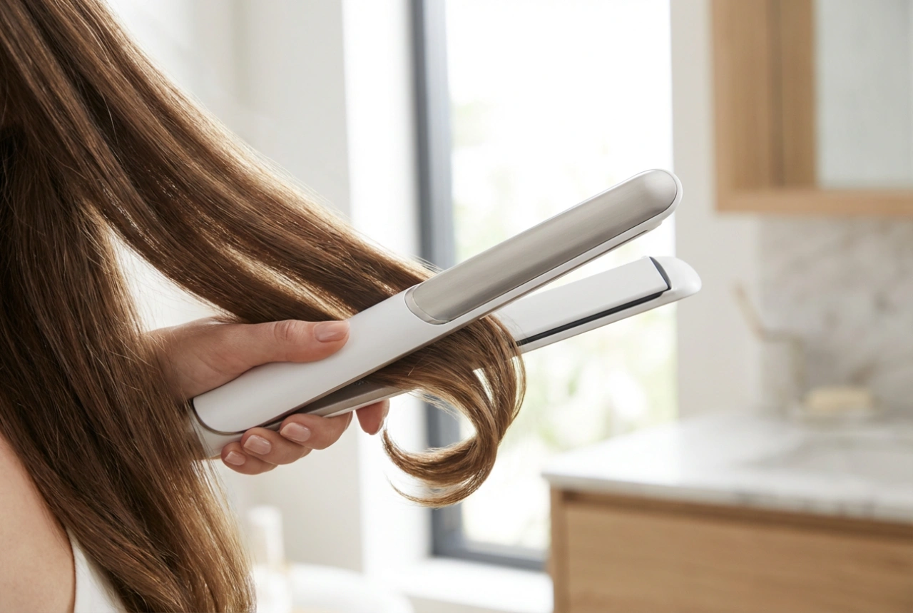 Kiharat suoristusraudalla: kiharrustekniikat ja miten välttää taitteita