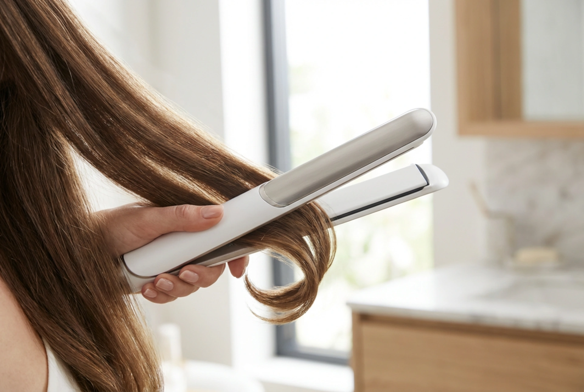 Kiharat suoristusraudalla: kiharrustekniikat ja miten välttää taitteita