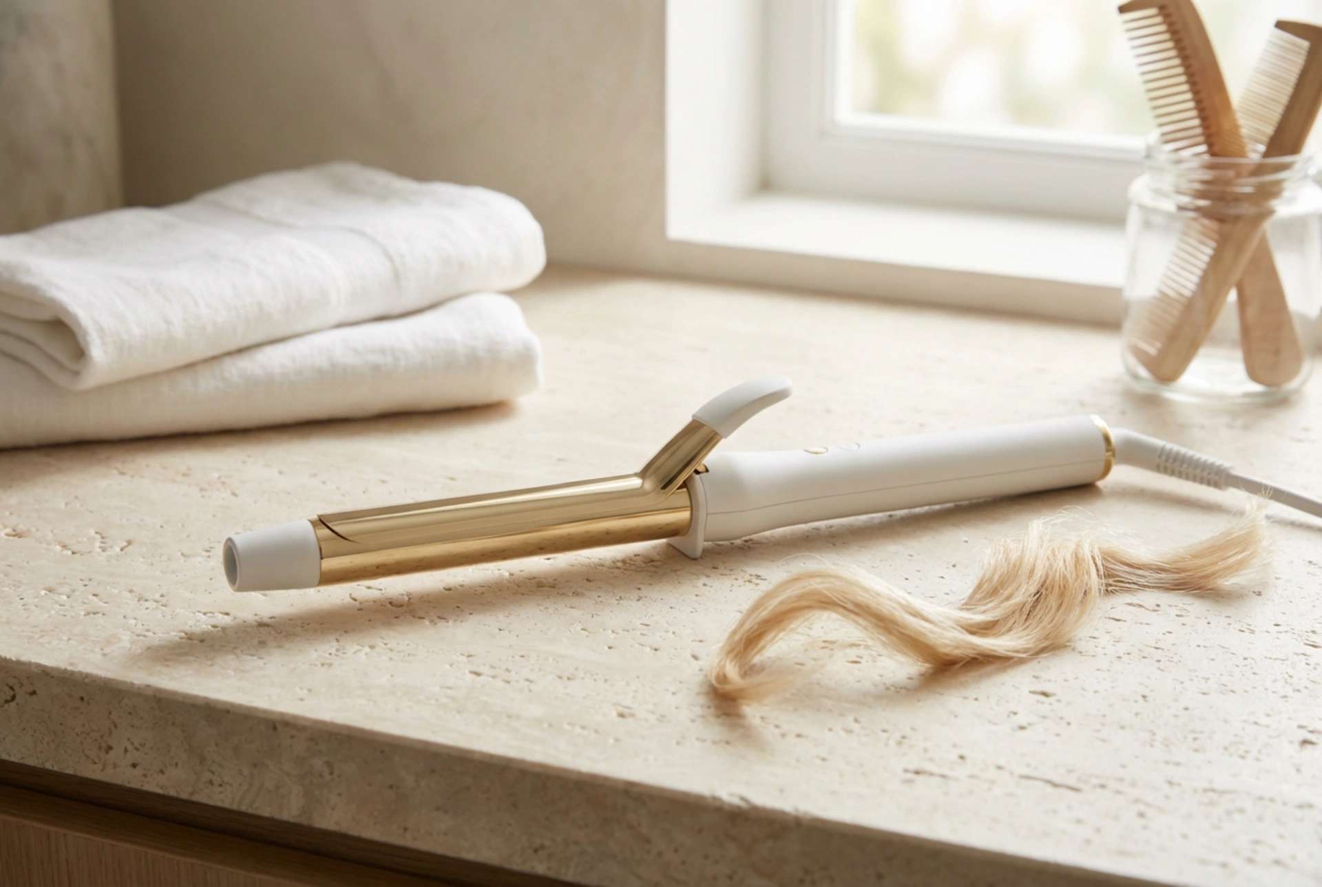 Kiharrin lyhyille hiuksille: oikean halkaisijan valinta ja turvalliset tekniikat