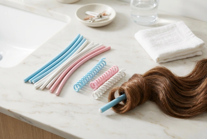 Ohuet kihartimet: Spiraalikiharat ja kestävät kiharat askel askeleelta