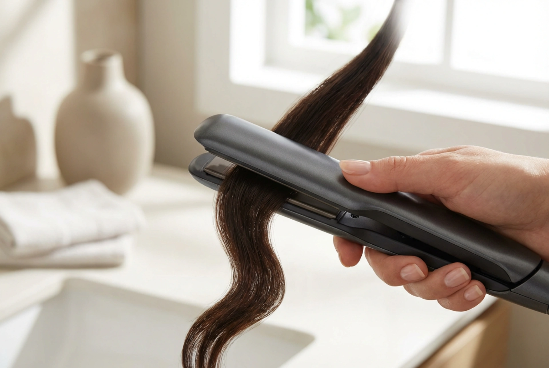Hiusten kihartaminen suoristusraudalla: tekniikka ja vinkit
