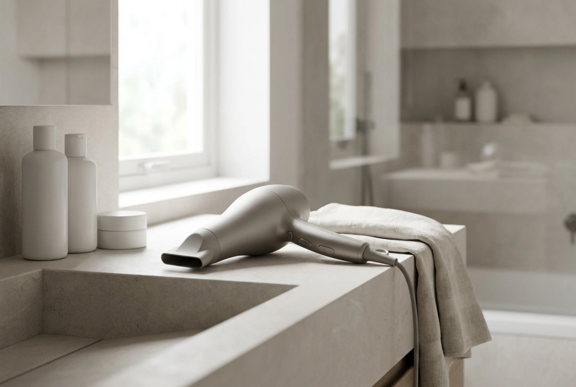 Kevyt ionisoiva hiustenkuivaaja: mukavuutta ja nopeaa kuivausta