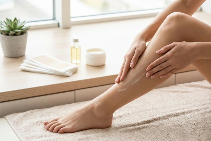 Säärien vahaus: ihon valmistelu, repäisysuunta ja jälkihoito