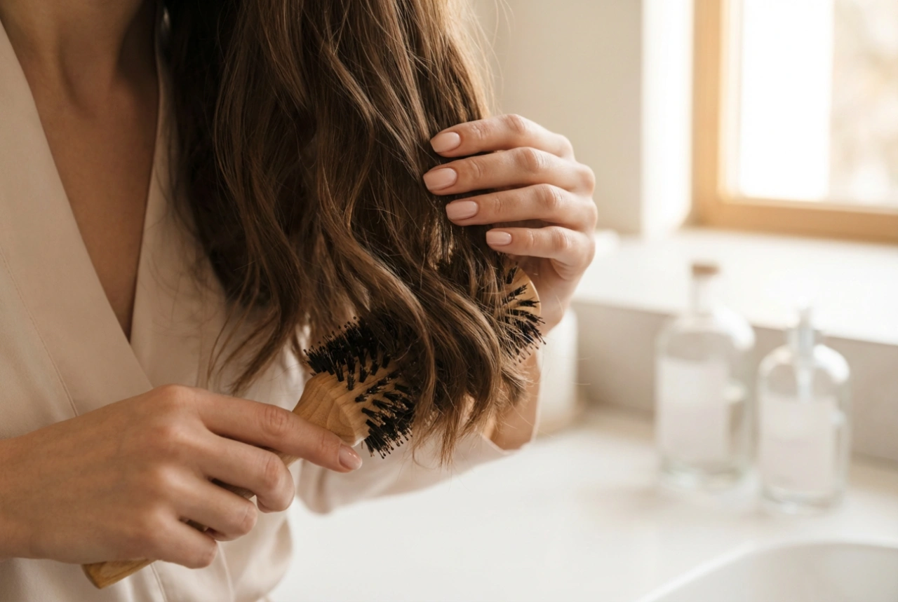 Kerrostetut olkapääpituiset hiukset: päivittäinen muotoilu askel askeleelta