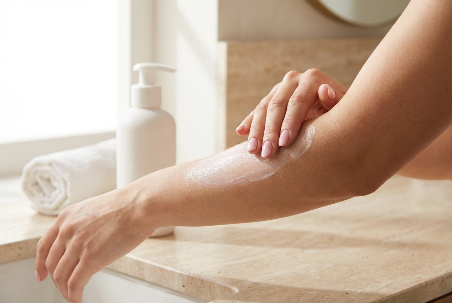 Hehkua iholle: Vartalovoide hohtavilla hiukkasilla ja sen helppo levitys