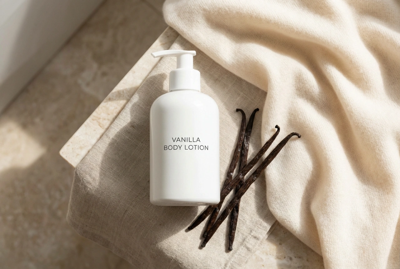 Vaniljainen vartalovoide: miellyttävä tuoksu ja tehokas kosteutus