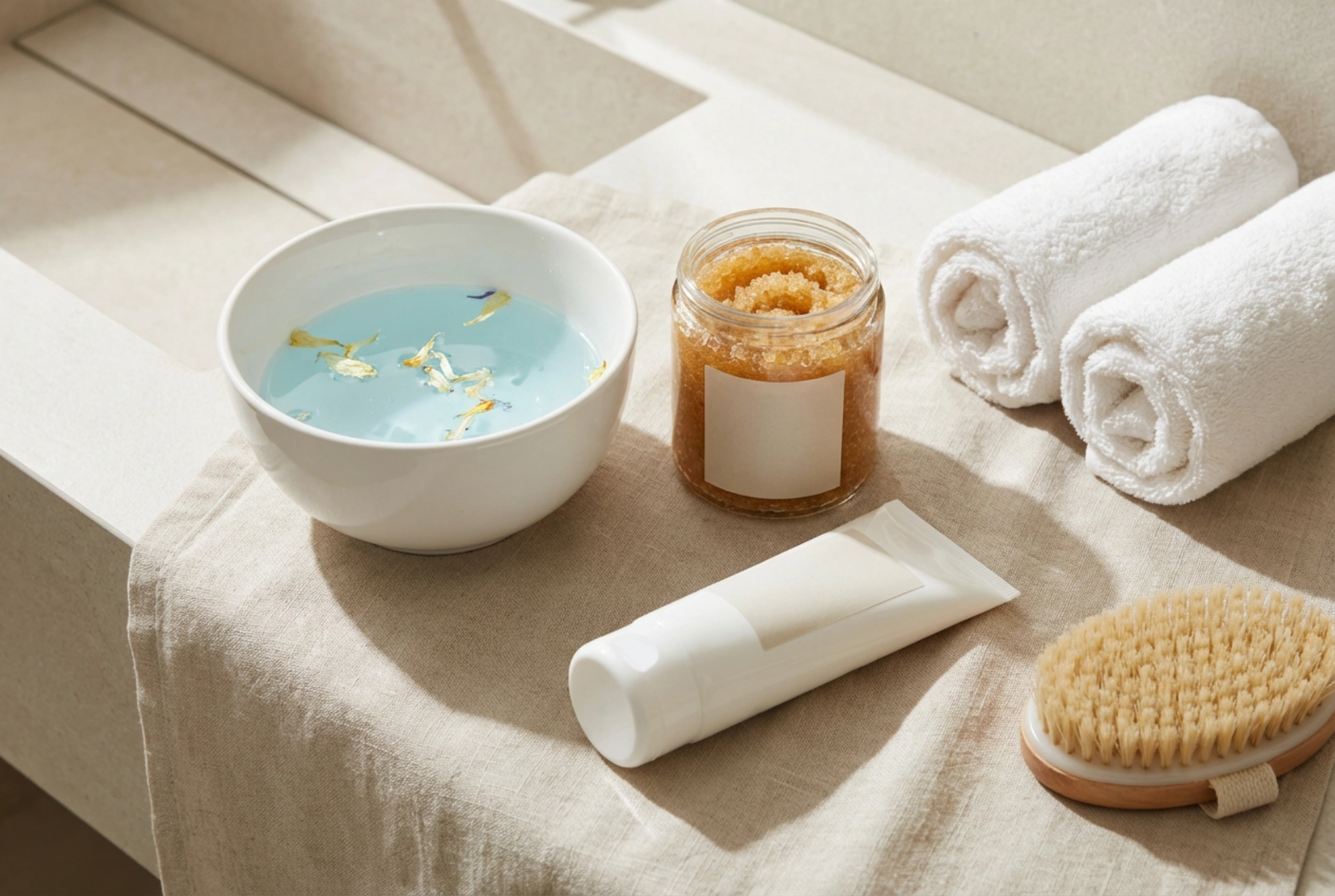 Tehokas jalkojenhoitorutiini: pehmentäminen, kuorinta ja kosteutus