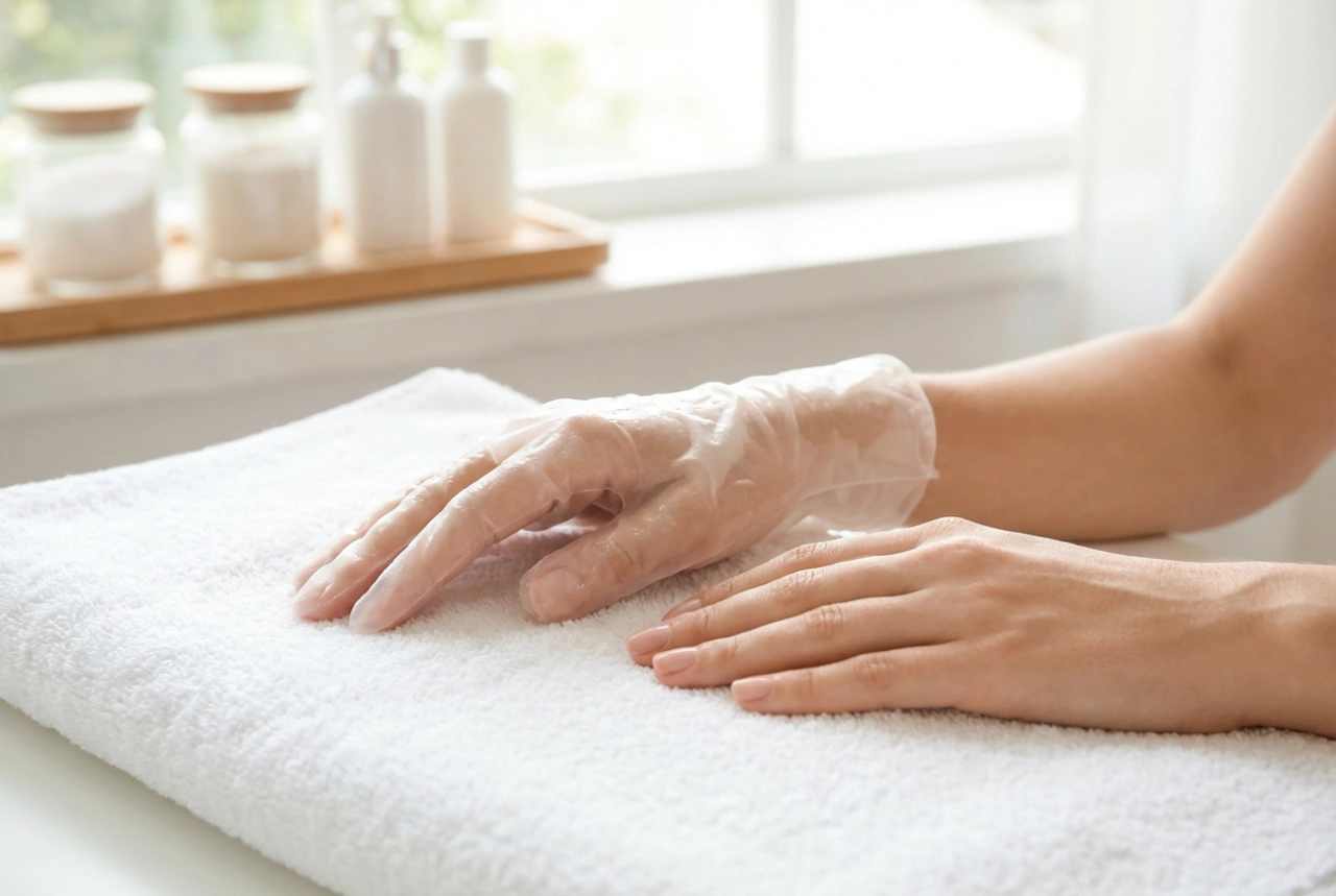 Käsimaski: Kuinka käyttää käsine-naamioita ja mitä hyötyä on kääreistä