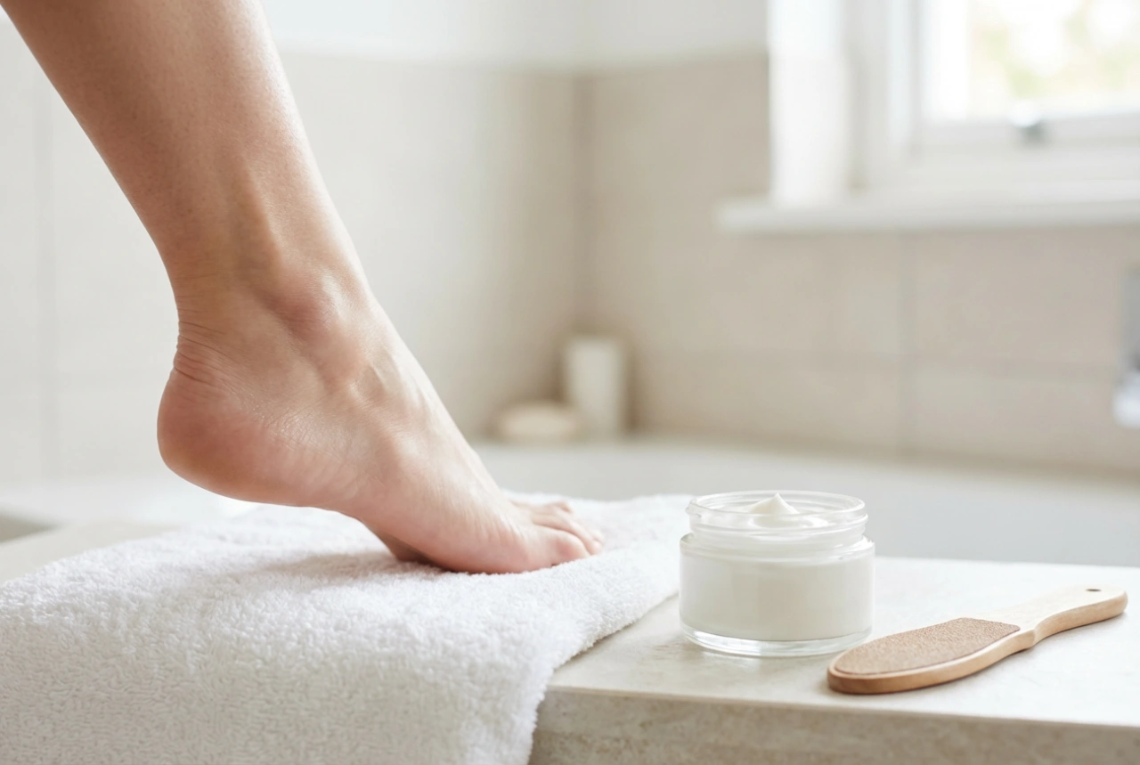 Halkeilevat kantapäät: 7 päivän kotihoitosuunnitelma