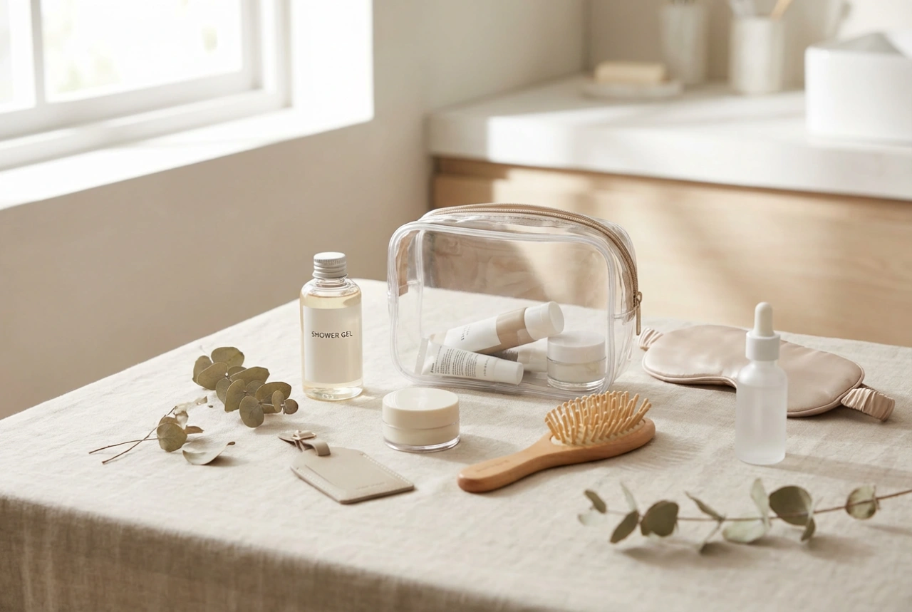 Minikokoinen suihkugeeli matkalle: pakkaaminen, annostelu ja säilytys