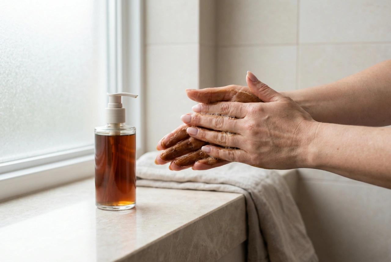 Nestemäinen musta saippua: kuinka vaahdottaa, käyttää ja suojata käsien ihoa