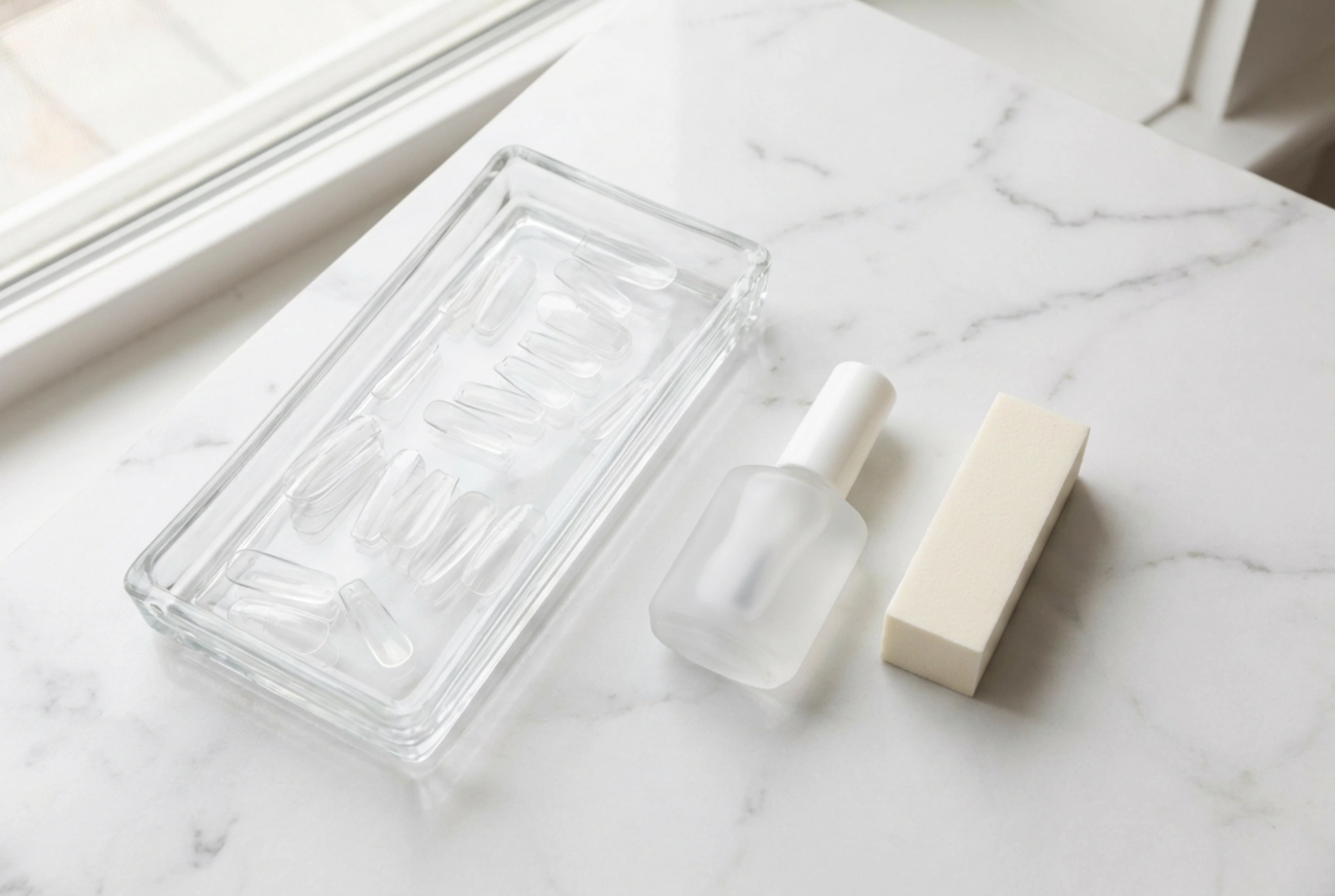 Kynsienpidennyssetti tipeillä: mitä hankkia ja kuinka liimata ilman juovia