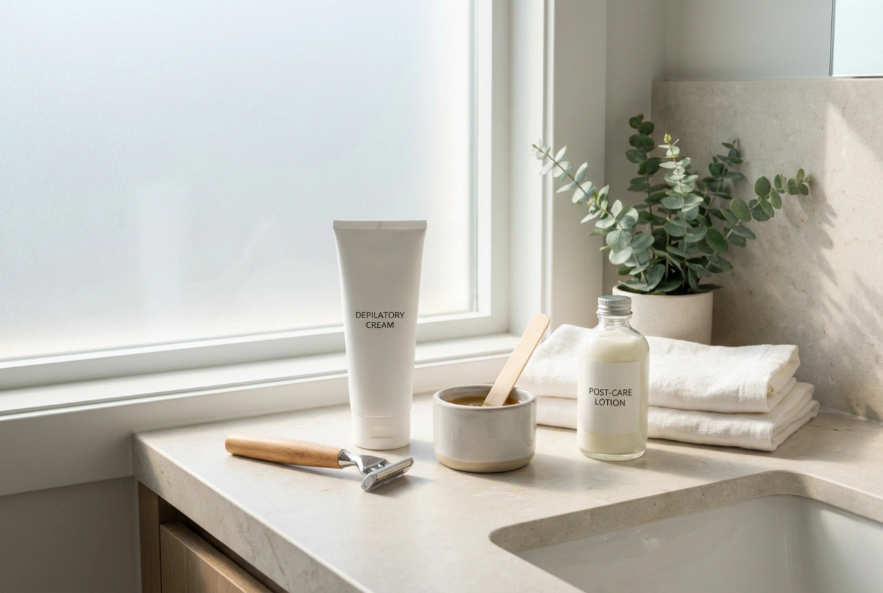 Säärten karvanpoisto kotona: höyläys, voide ja vaha sekä hoito toimenpiteen jälkeen