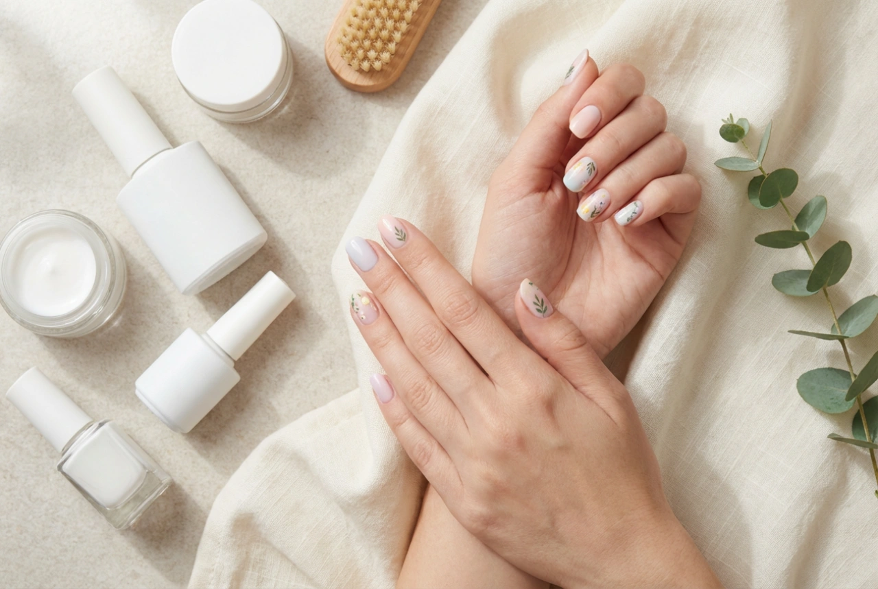 Kevään geelilakkaus: pastellivärit, herkät koristelut ja hoito