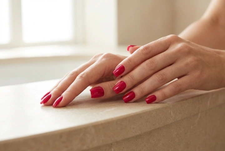 Punaiset neliökynnet: kuinka saavuttaa täydelliset reunat, viilaus ja lakkaus