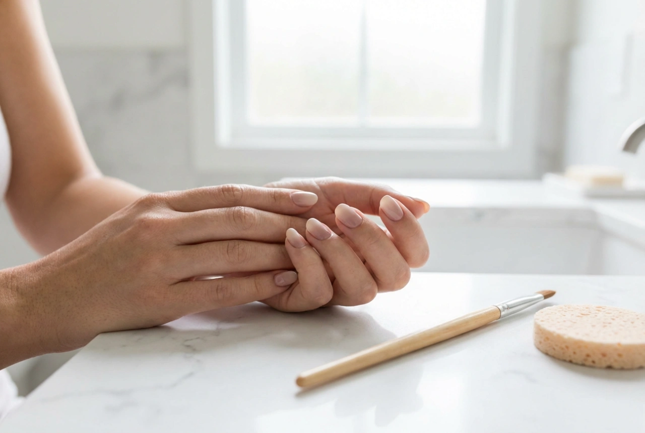 Kaksiväriset kynnet: helpot tekniikat värien yhdistämiseen teipillä, siveltimellä ja sienellä