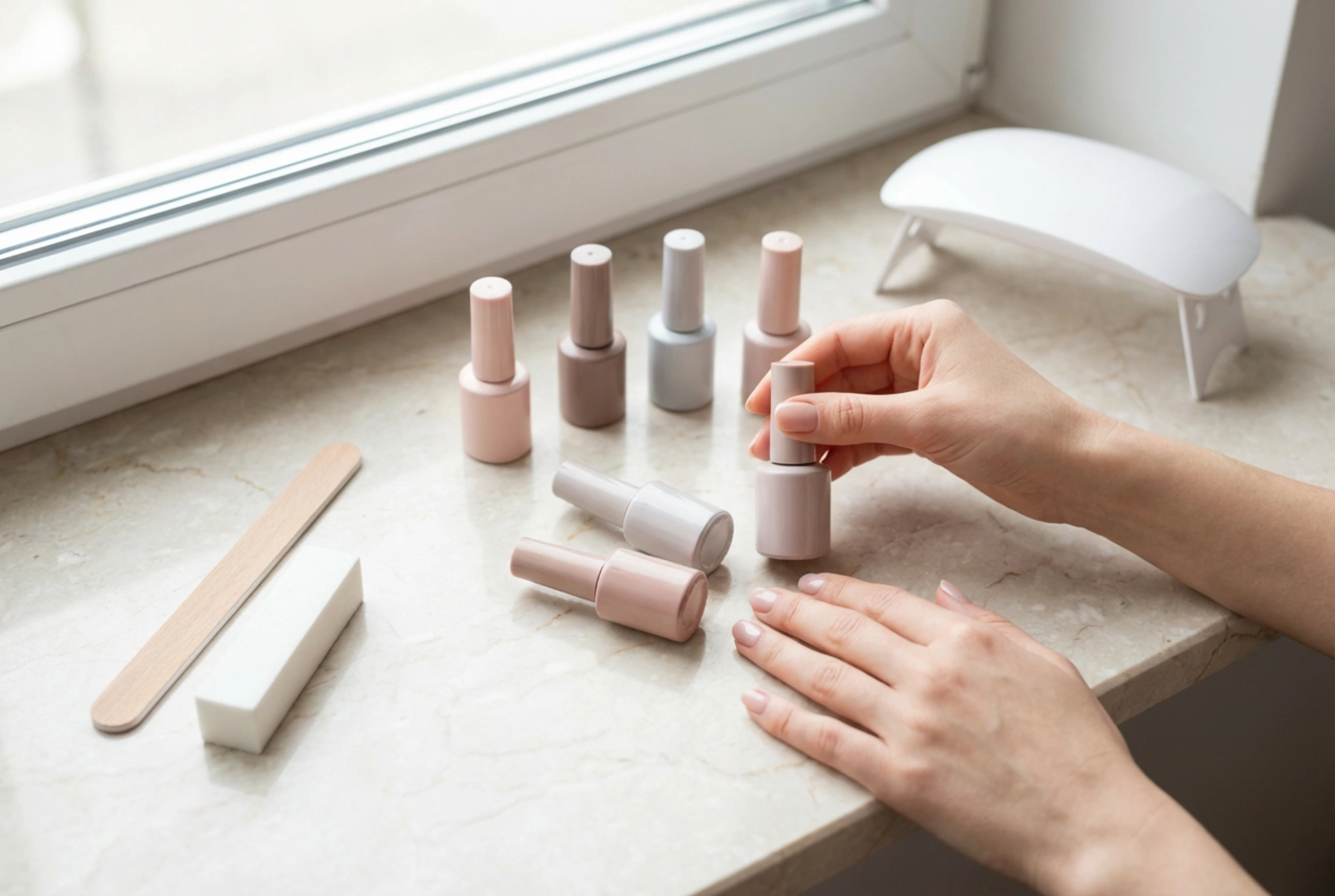 Geelilakat aloittelijoille: valinta, kynnen valmistelu ja kovettaminen