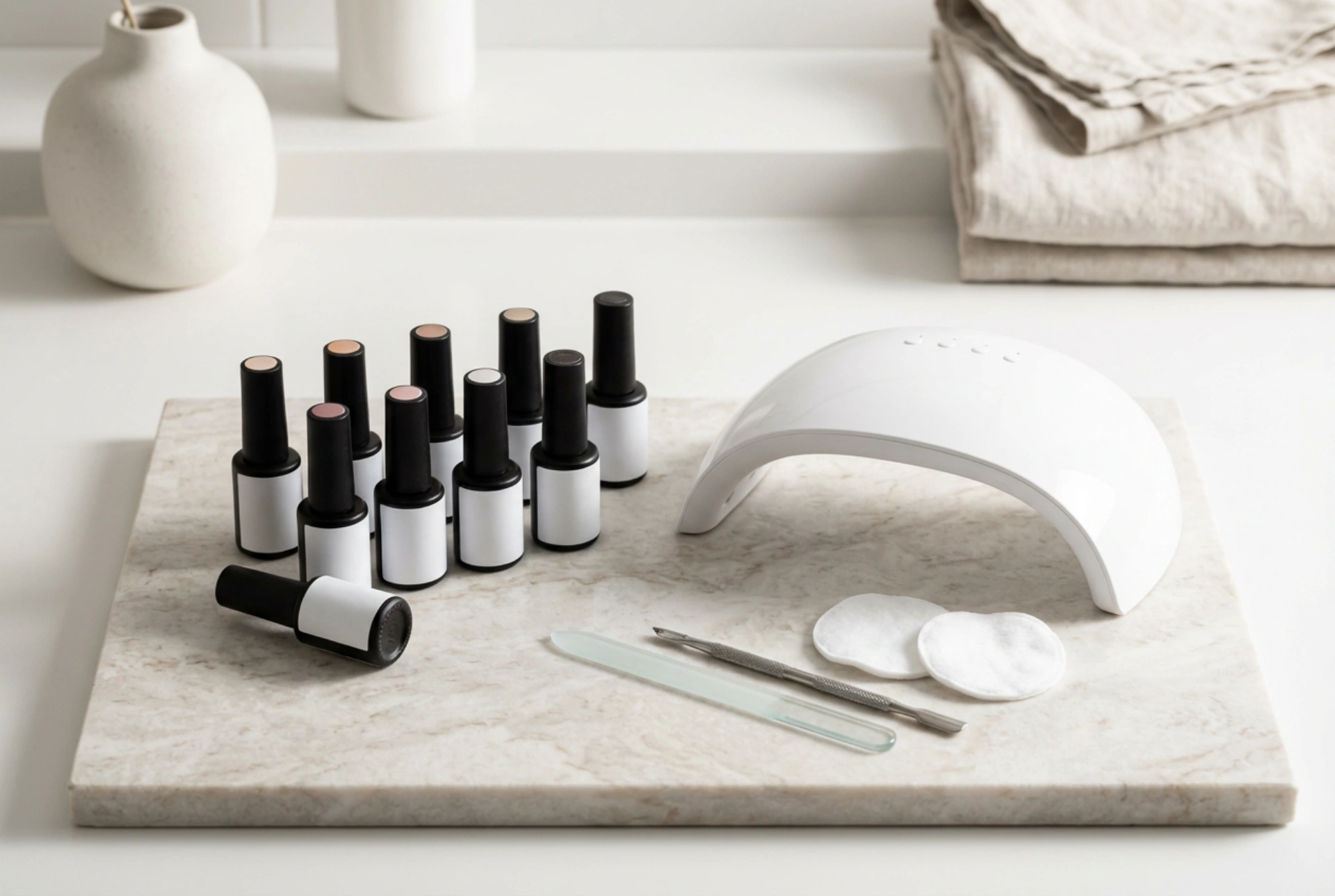 Geelilakkaus: kynnen valmistelu, kerrokset ja kovettaminen