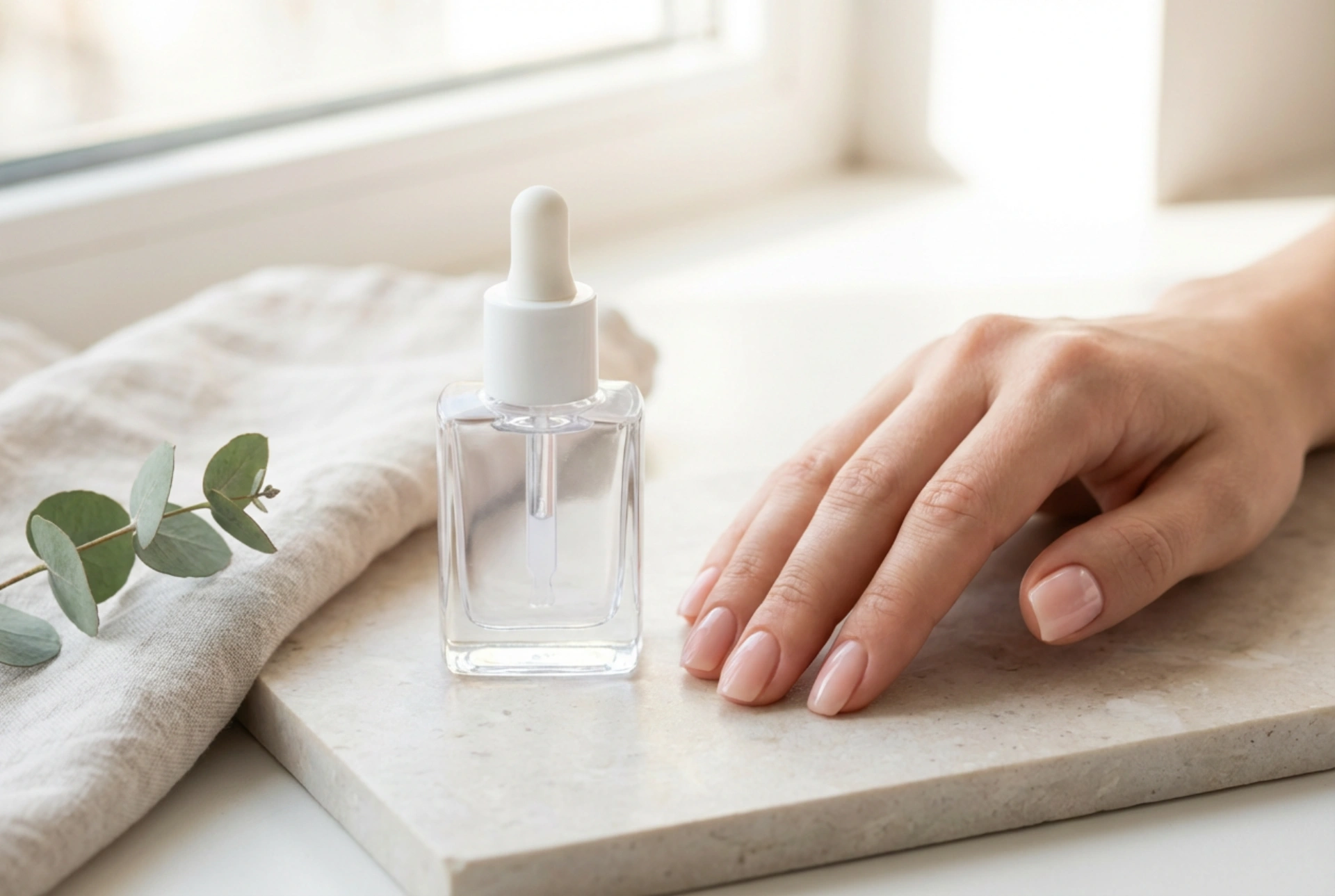 Kynsiä hoitava lakka: nopea värin tasoitus ja hoito