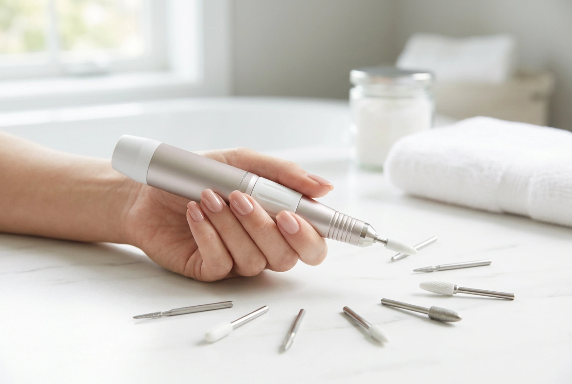 Langaton kynsipora: käyttöaika, terät ja geelilakan poisto