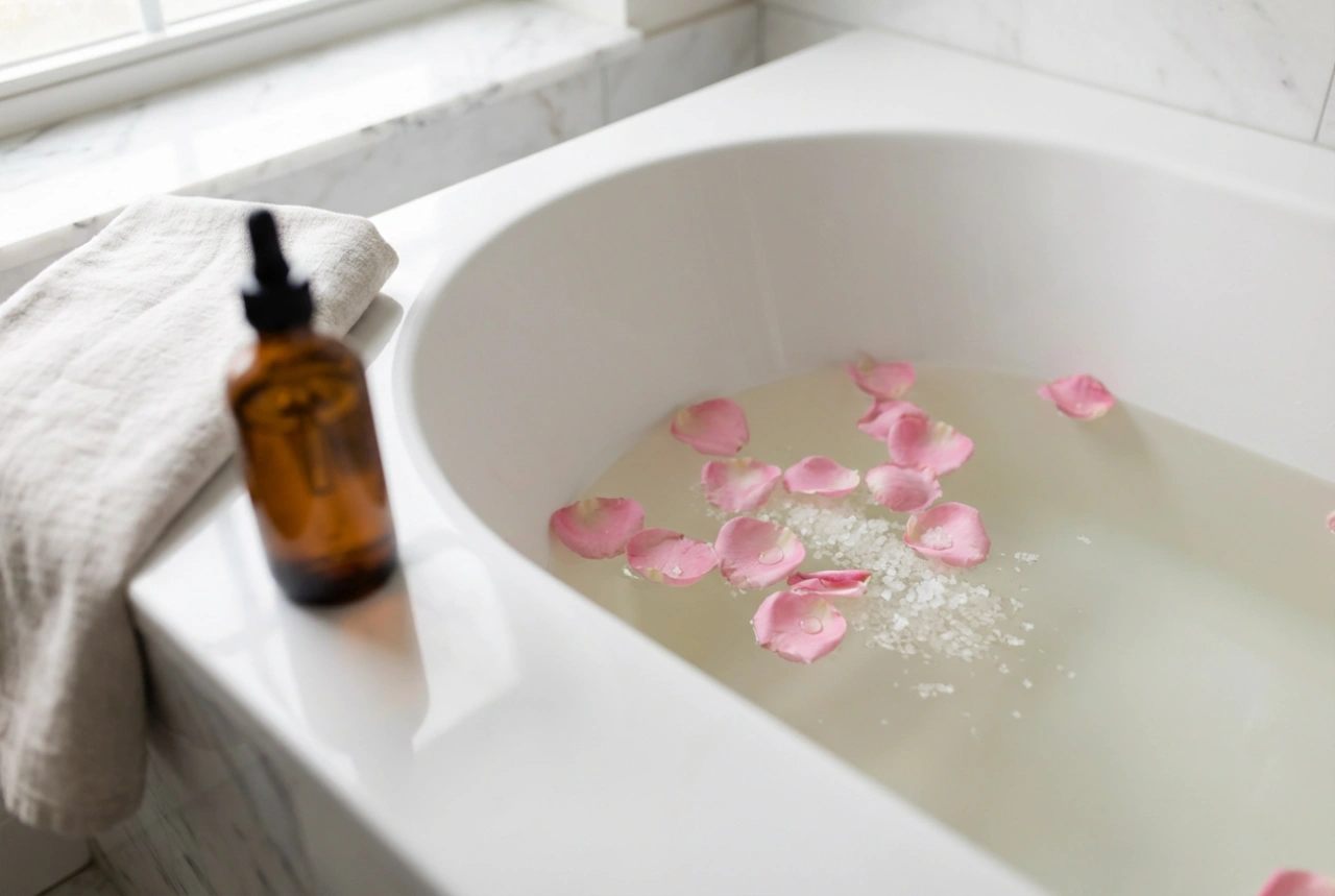 Rentouttava suolakylpy: aromaattiset lisäaineet ja rituaali