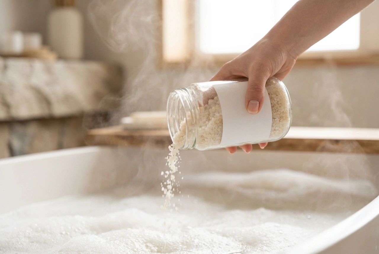 Magnesiumsuolakylpy: rentouttava kotikylpylä askel askeleelta