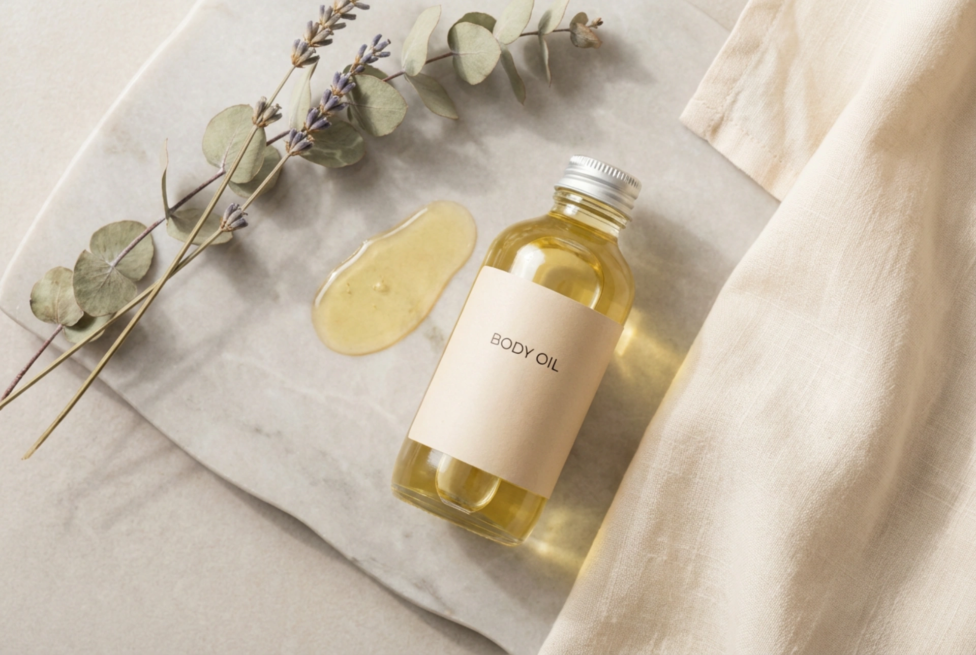 Vartalon hierontaöljy: tuoksun valinta, levitys ja liukuvuus