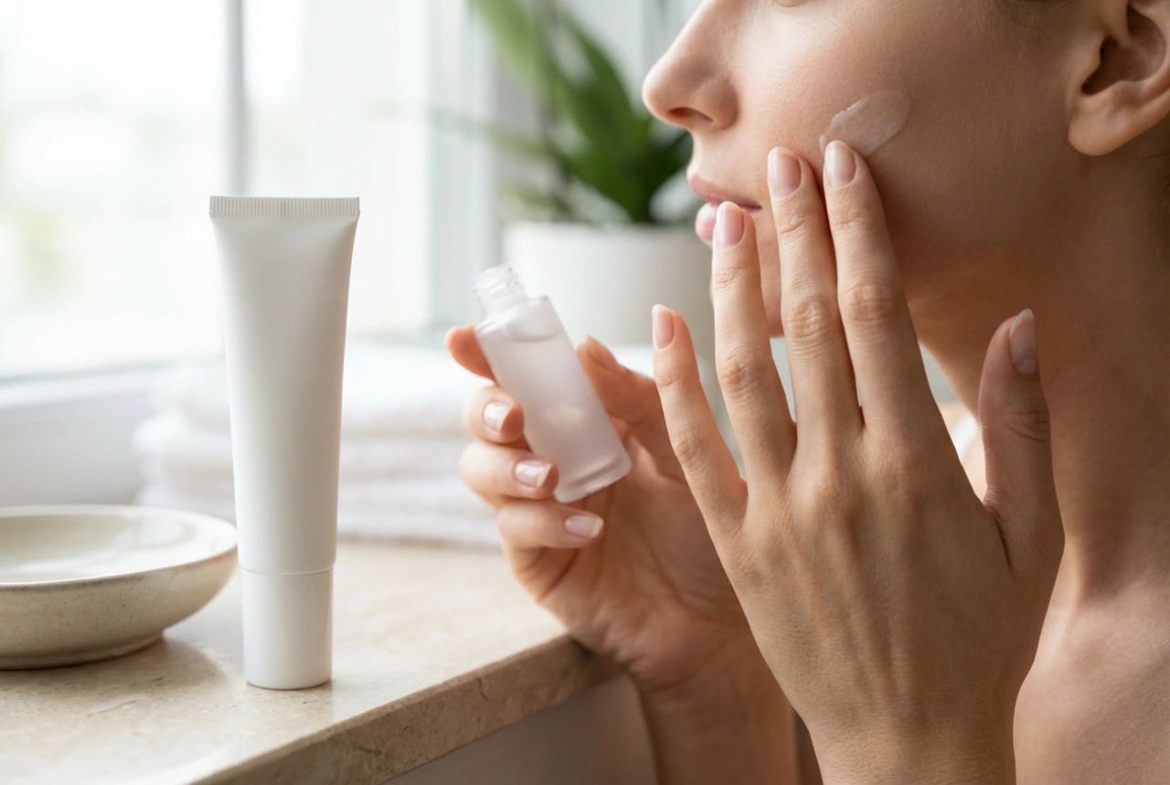 Matistava meikinpohjustusvoide: Miten levittää sitä ilman rullautumista