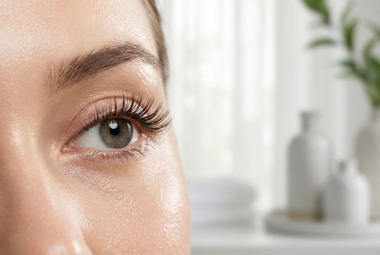 Bambi eye -look askel askeleelta: kirkas katse ja kohotetut ripset