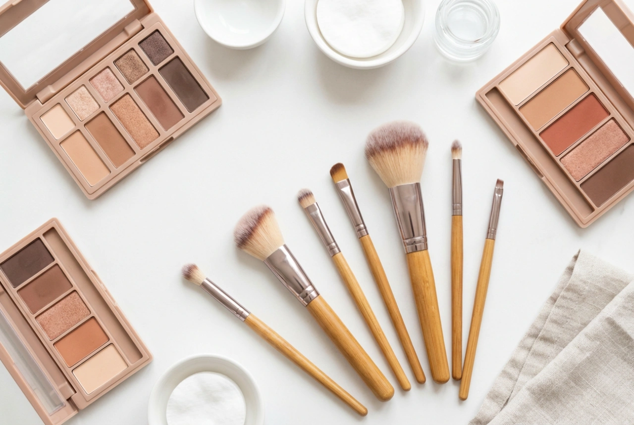 Luomivärit aloittelijoille: viimeistelyjen valinta, siveltimet ja kolme helppoa lookia