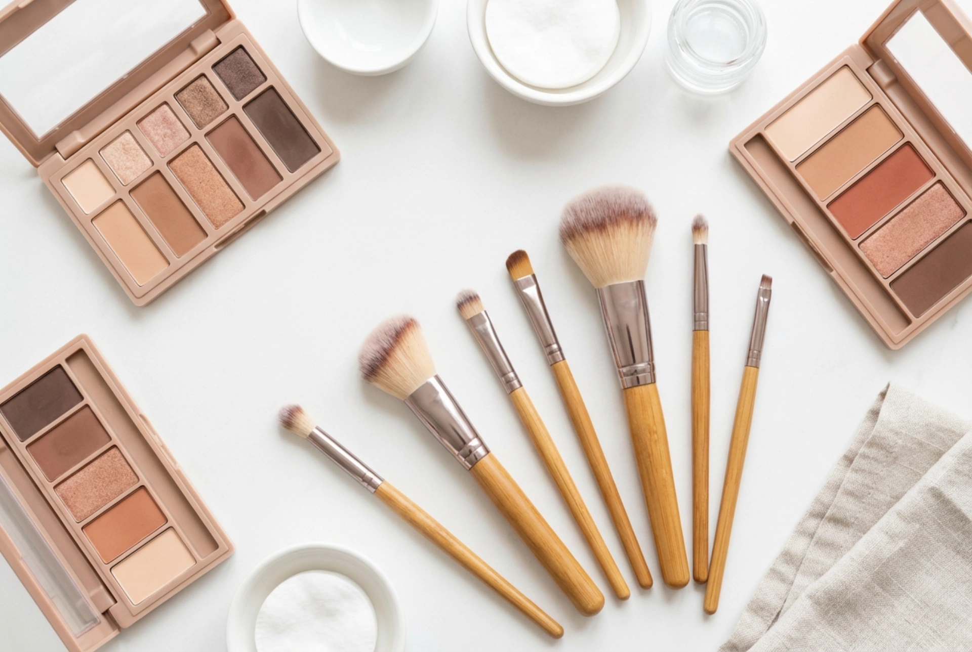 Luomivärit aloittelijoille: viimeistelyjen valinta, siveltimet ja kolme helppoa lookia