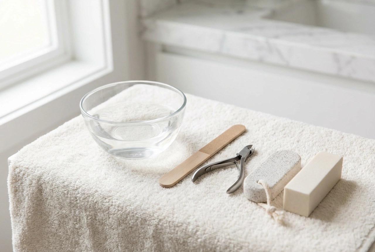 Pedikyyrisetti kotihoitoon: välttämättömät työkalut, hygienia ja turvallinen käyttö