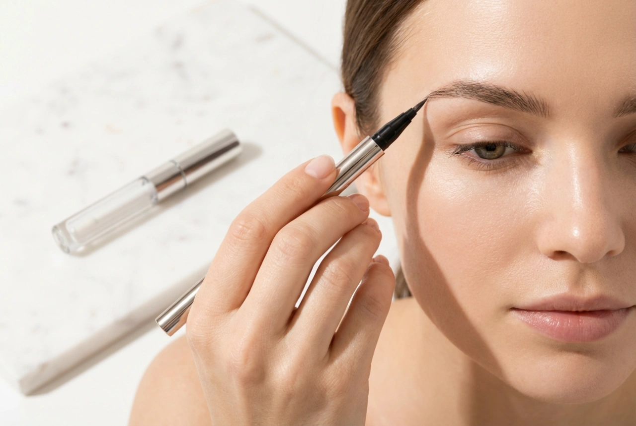 Kulmakynä karvatekniikalla: Kuinka piirtää luonnollisia kulmakarvoja ilman liioittelua