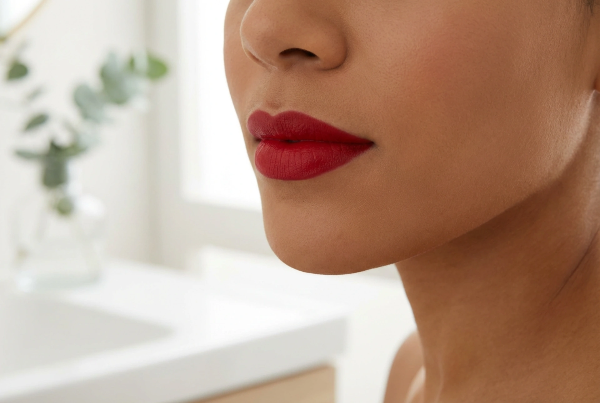 Punainen huulipuna: sävyn valinta, rajaus ja kestävyys