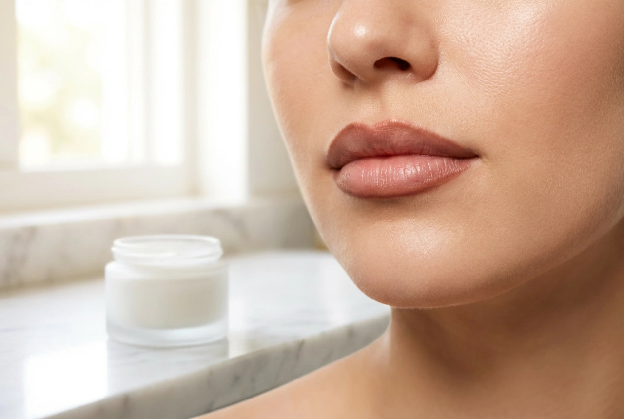 Ruskea huultenrajauskynä: Sävyn lämmittäminen, huulten suurentaminen ja häivyttäminen